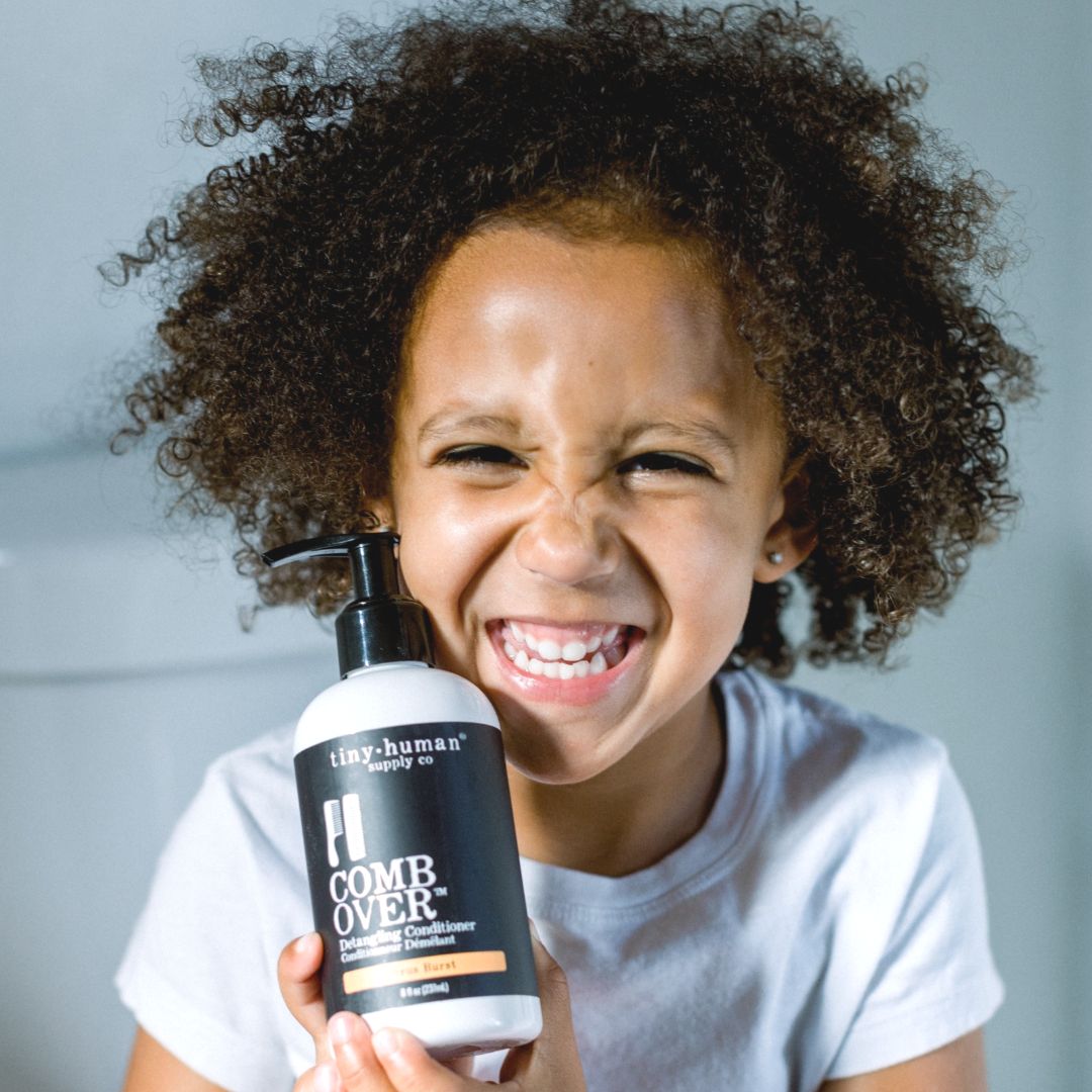 tiny human supply comb over conditioner with black and ethnic hair