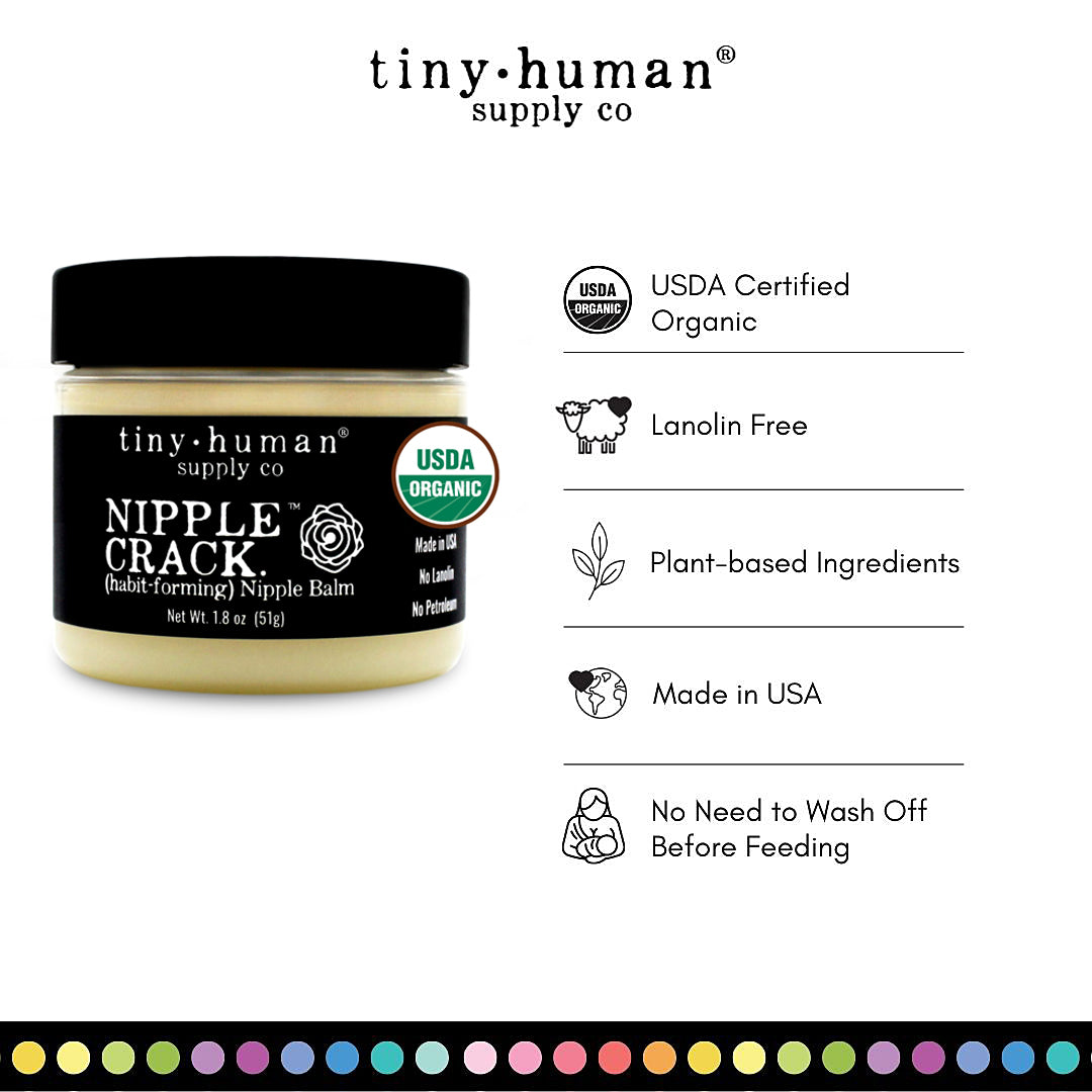 Tiny Human Supply Co. Nipple Crack Organic Nipple Balm